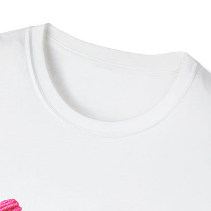 67 Pink Plaid Number T-Shirt — Cute Bow Graphic Tee for Milestone Birthdays